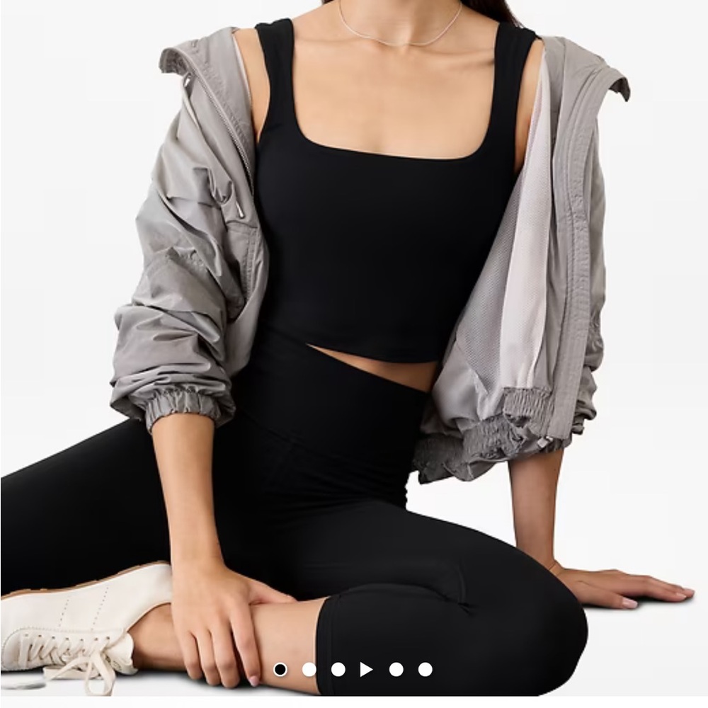 Athleta Transcend Square-Neck crop